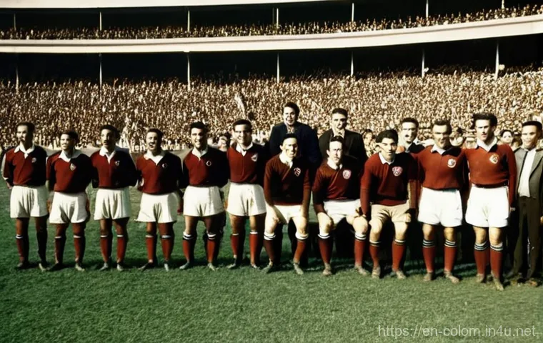 콜롬비아 축구 국가대표팀 역사 - **"El Dorado" Era Football Glory:**
    An atmospheric, sepia-toned image capturing the grandeur of ...