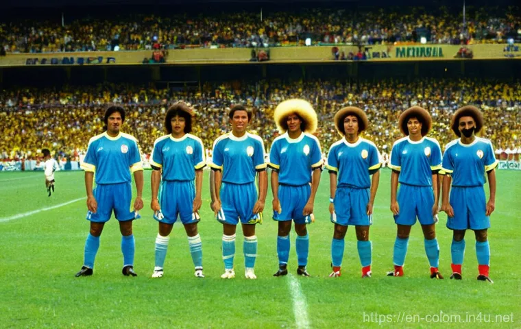 콜롬비아 축구 국가대표팀 역사 - **"El Dorado" Era Football Glory:**
    An atmospheric, sepia-toned image capturing the grandeur of ...