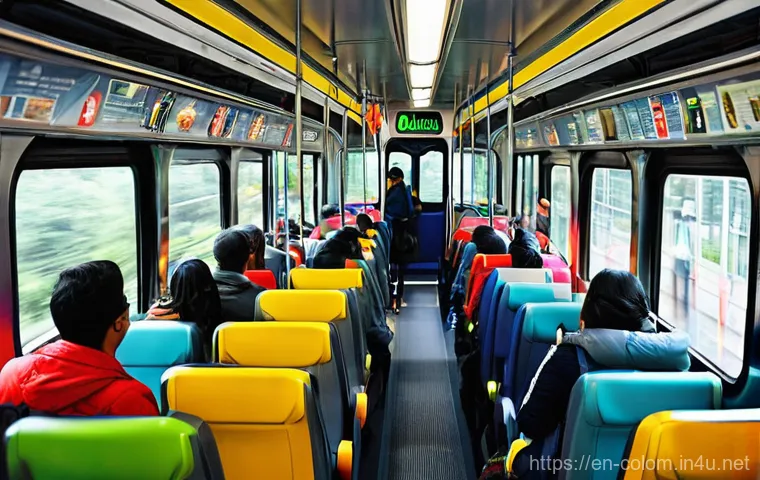 콜롬비아에서 택시 이용 시 유의사항 - **Prompt:** A diverse, young female traveler, approximately 25-30 years old, stands on a vibrant, su...