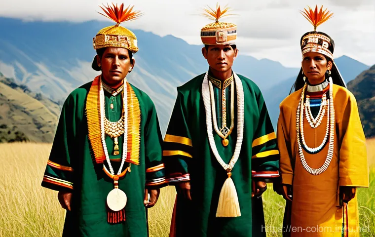 콜롬비아에서 역사적인 사건들 - **Prompt: Ancient Muisca Gold Ceremony in the Andes**
    "An ancient Muisca spiritual ceremony taki...